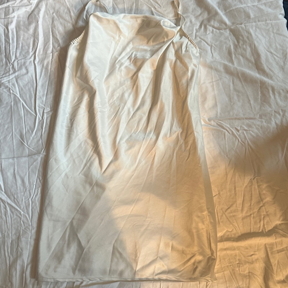 Heiress Beverly Hills Cream Slip Dress